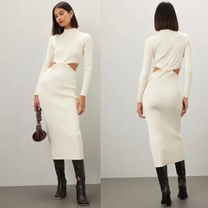 Ronny Kobo Collective Mock Neck Sweater Dress - Size M